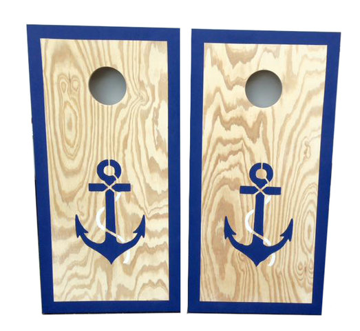 Nautical Corn Hole Yard Game Nautical Corn Hole Yard Game